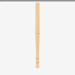 Baseball Bat low-poly 3D model (4,148 tris)