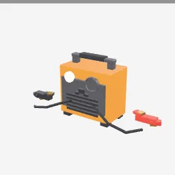 Jump Starter low-poly 3D model (4,396 tris)
