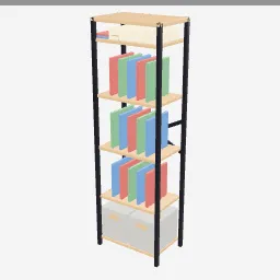 Media Storage Tower low-poly 3D model (3,672 tris)