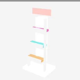 Loyalty Card Stand low-poly 3D model (3,144 tris)