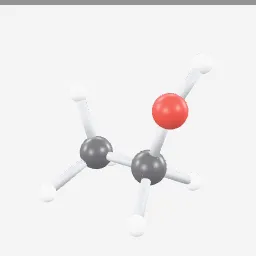 Molecular Model low-poly 3D model (8,248 tris)