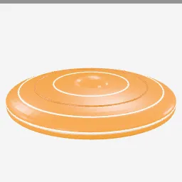 Frisbee low-poly 3D model (10,812 tris)