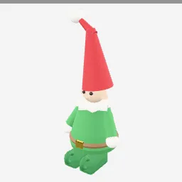 Elf Figurine low-poly 3D model (7,264 tris)