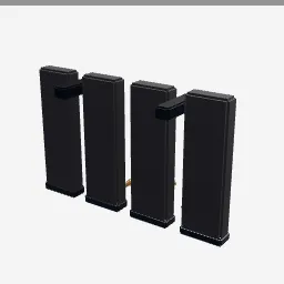 Ammo Magazines low-poly 3D model (1,428 tris)