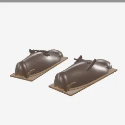 Oxford Dress Shoe low-poly 3D model (9,992 tris)