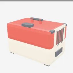 Pet Carrier low-poly 3D model (2,172 tris)