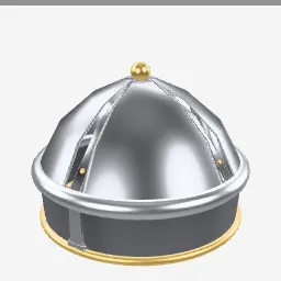 Spangenhelm low-poly 3D model (7,512 tris)