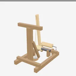 Onager low-poly 3D model (4,612 tris)