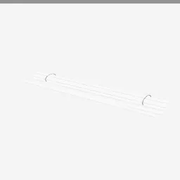 Dowel Rods low-poly 3D model (3,664 tris)