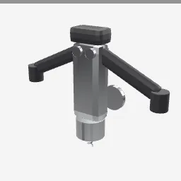 Corkscrew low-poly 3D model (4,472 tris)