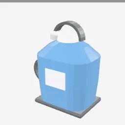 Water Jug low-poly 3D model (1,052 tris)