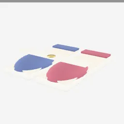 Hotel Slippers low-poly 3D model (2,968 tris)