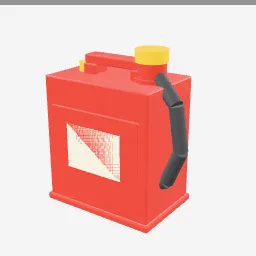 Fuel Can low-poly 3D model (1,944 tris)