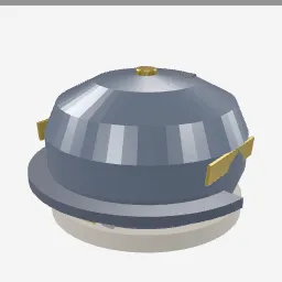 Equestrian Helmet low-poly 3D model (2,476 tris)