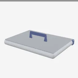 Laptop Sleeve low-poly 3D model (1,176 tris)