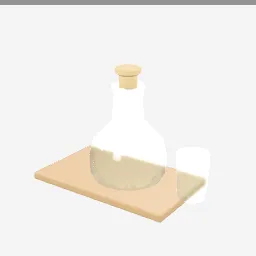 Serving Carafe low-poly 3D model (6,540 tris)