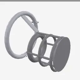 Dog Muzzle low-poly 3D model (3,120 tris)