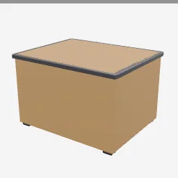 Plyo Box low-poly 3D model (2,052 tris)