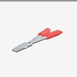 Pliers low-poly 3D model (2,772 tris)