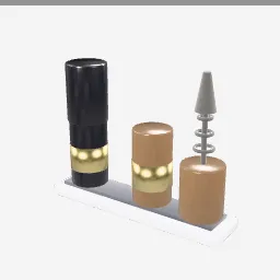 Mascara low-poly 3D model (5,636 tris)