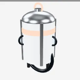 Antimatter Container low-poly 3D model (7,096 tris)