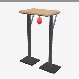 Speed Bag Platform low-poly 3D model (3,232 tris)