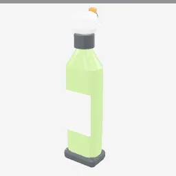 Bug Spray Bottle low-poly 3D model (980 tris)