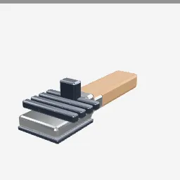 Fish Scaler low-poly 3D model (1,704 tris)