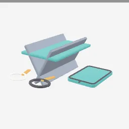 Cable Organizer low-poly 3D model (5,356 tris)