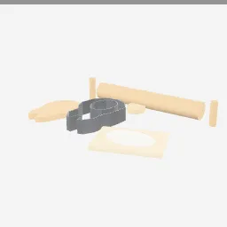 Bunny Cookie Cutter low-poly 3D model (2,492 tris)
