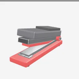 Stapler low-poly 3D model (1,448 tris)