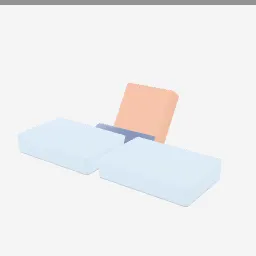 Pillow Set low-poly 3D model (3,248 tris)