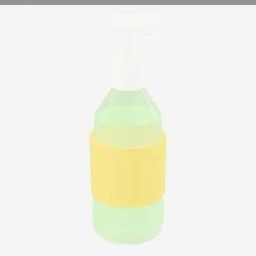 Dish Soap Bottle low-poly 3D model (1,308 tris)