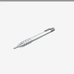 Mechanical Pencil low-poly 3D model (6,108 tris)