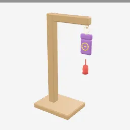Omamori Charm low-poly 3D model (3,332 tris)