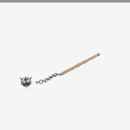 War Flail low-poly 3D model (7,132 tris)