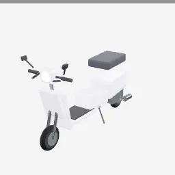 Scooter Motor low-poly 3D model (9,152 tris)