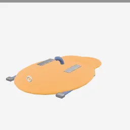 Dog Life Jacket low-poly 3D model (2,936 tris)