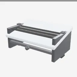 Under Desk Footrest low-poly 3D model (1,556 tris)