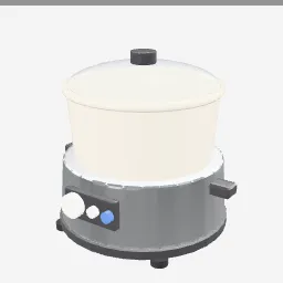 Slow Cooker low-poly 3D model (6,772 tris)
