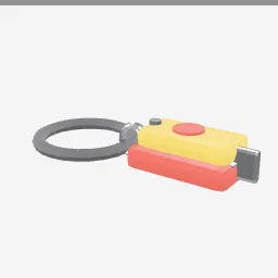 Training Clicker low-poly 3D model (1,520 tris)