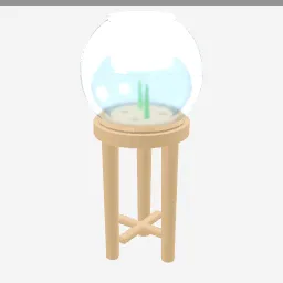 Fish Bowl Stand low-poly 3D model (4,124 tris)