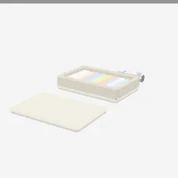 Chalk Set low-poly 3D model (2,236 tris)