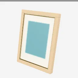 Picture Frame low-poly 3D model (1,256 tris)