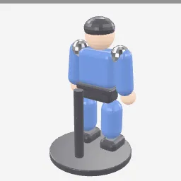 Action Figure low-poly 3D model (9,048 tris)