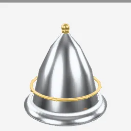 Conical Helm low-poly 3D model (6,020 tris)