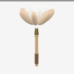 Feather Duster low-poly 3D model (10,672 tris)
