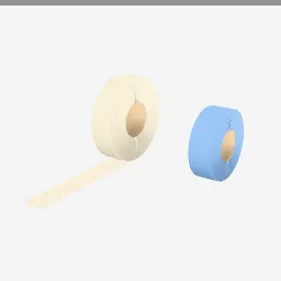 Masking Tape low-poly 3D model (3,032 tris)