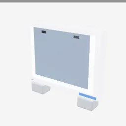 X Ray Light Box low-poly 3D model (1,132 tris)