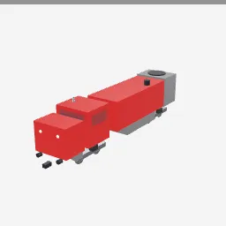 Diesel Locomotive low-poly 3D model (1,584 tris)